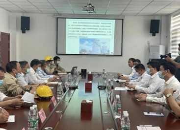 鹰潭市市长张子建来抖圈贵溪公司检查指导安全生产工作